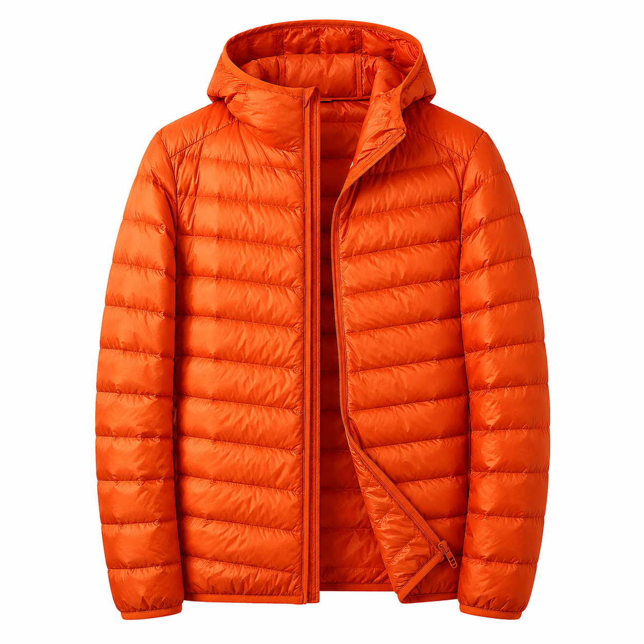 Lightweight Hooded Down Jacket