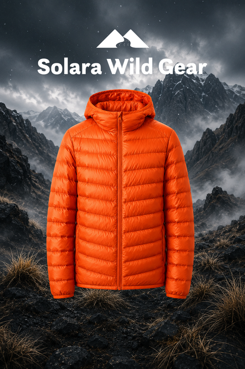 Lightweight Hooded Down Jacket