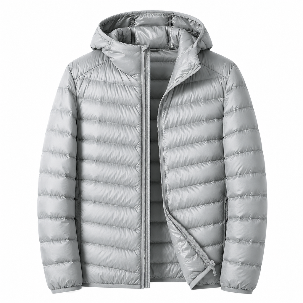 Lightweight Hooded Down Jacket