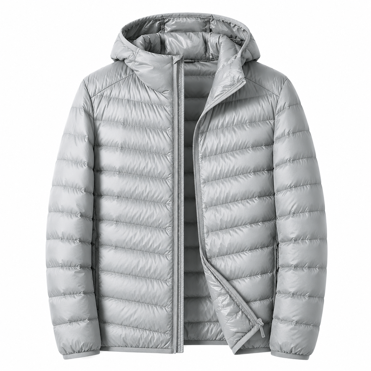 Lightweight Hooded Down Jacket