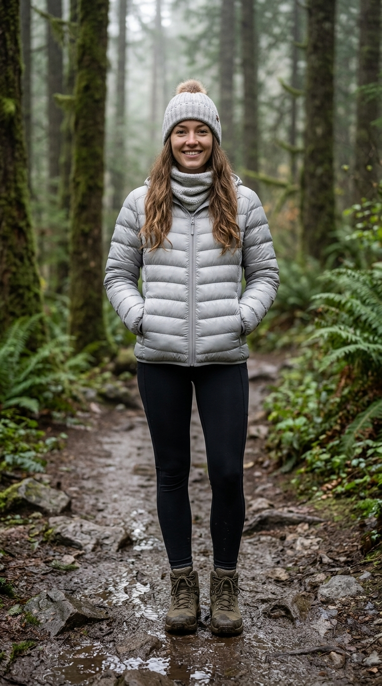 Lightweight Hooded Down Jacket
