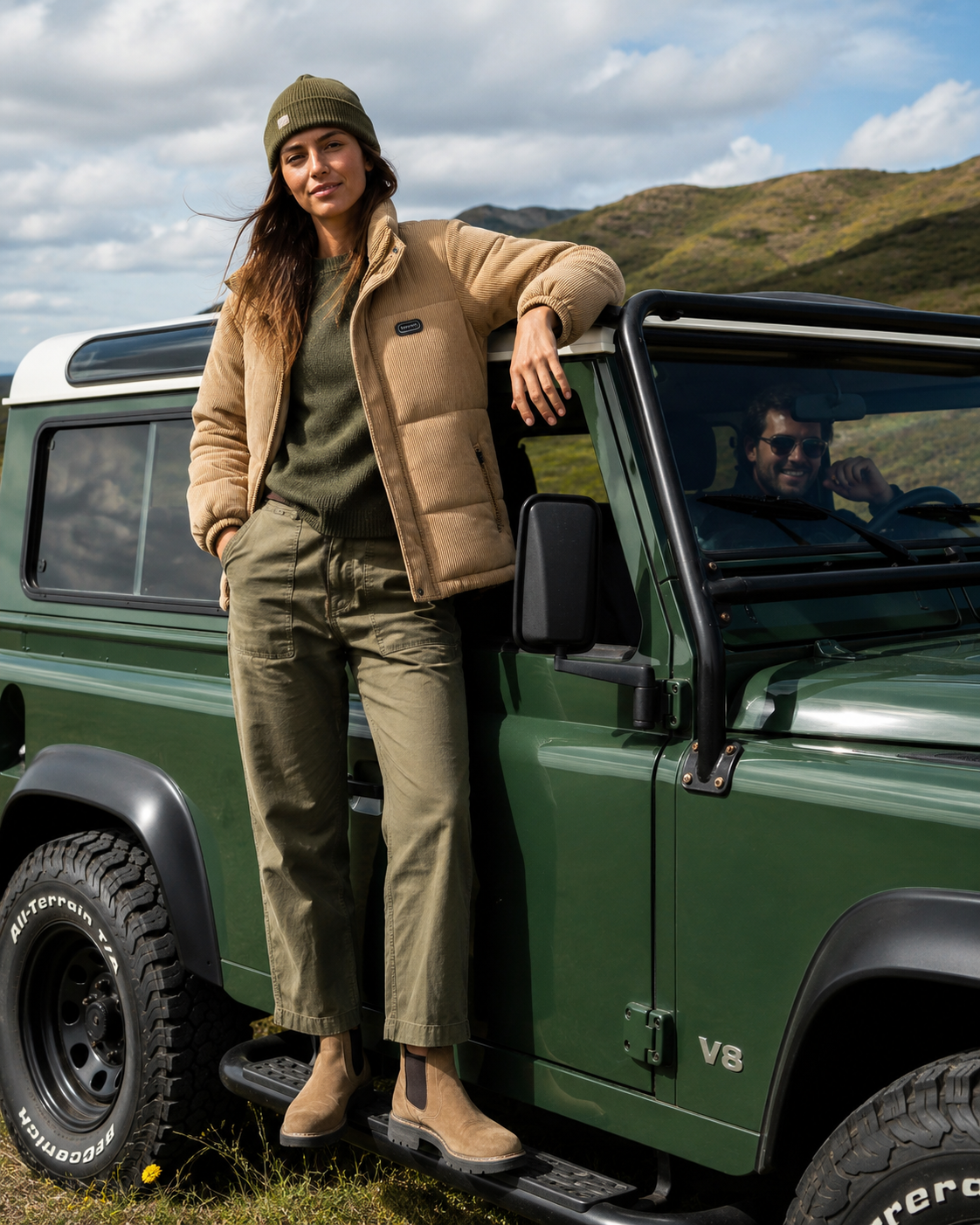 Corduroy Fleece-Lined Warm Jacket