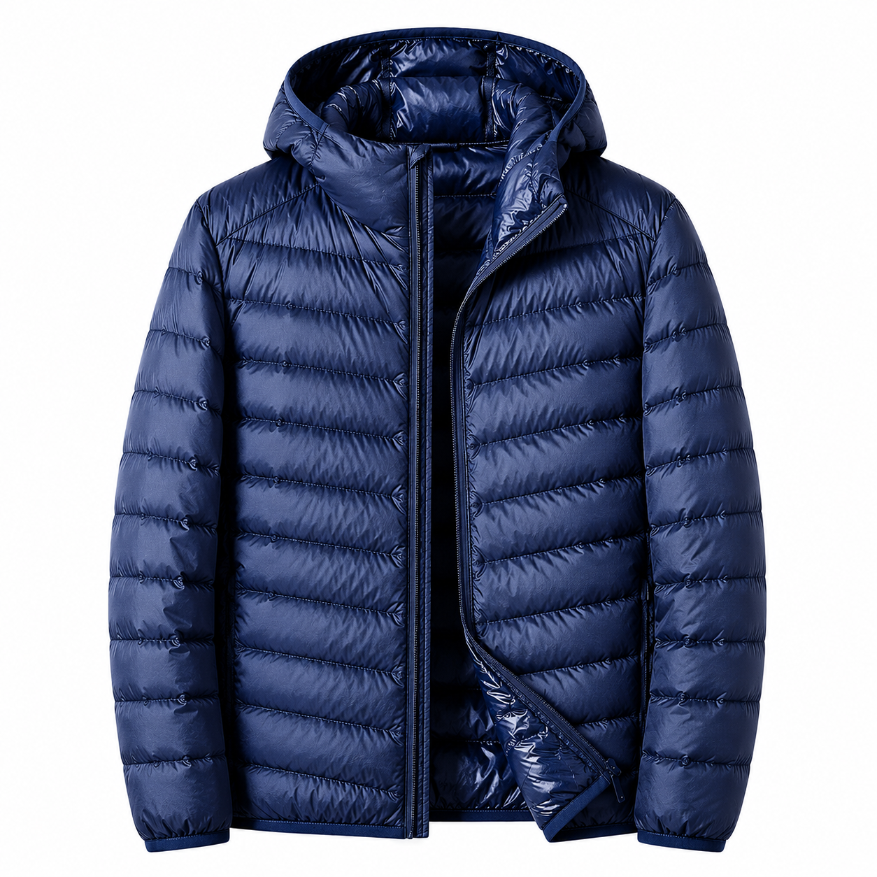 Lightweight Hooded Down Jacket
