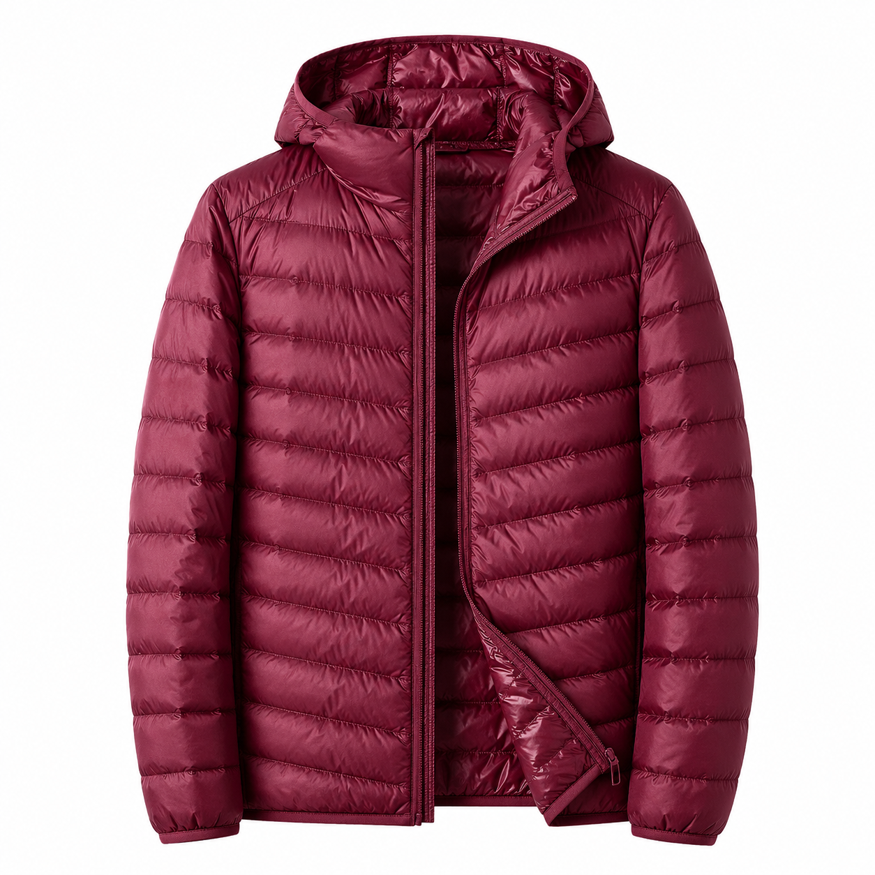 Lightweight Hooded Down Jacket