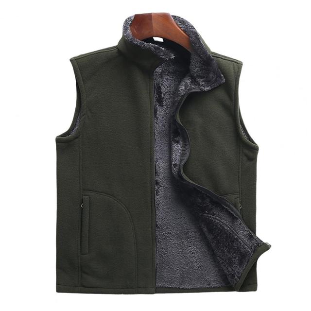 Fleece Vest Jacket for Outdoor Sports Activities