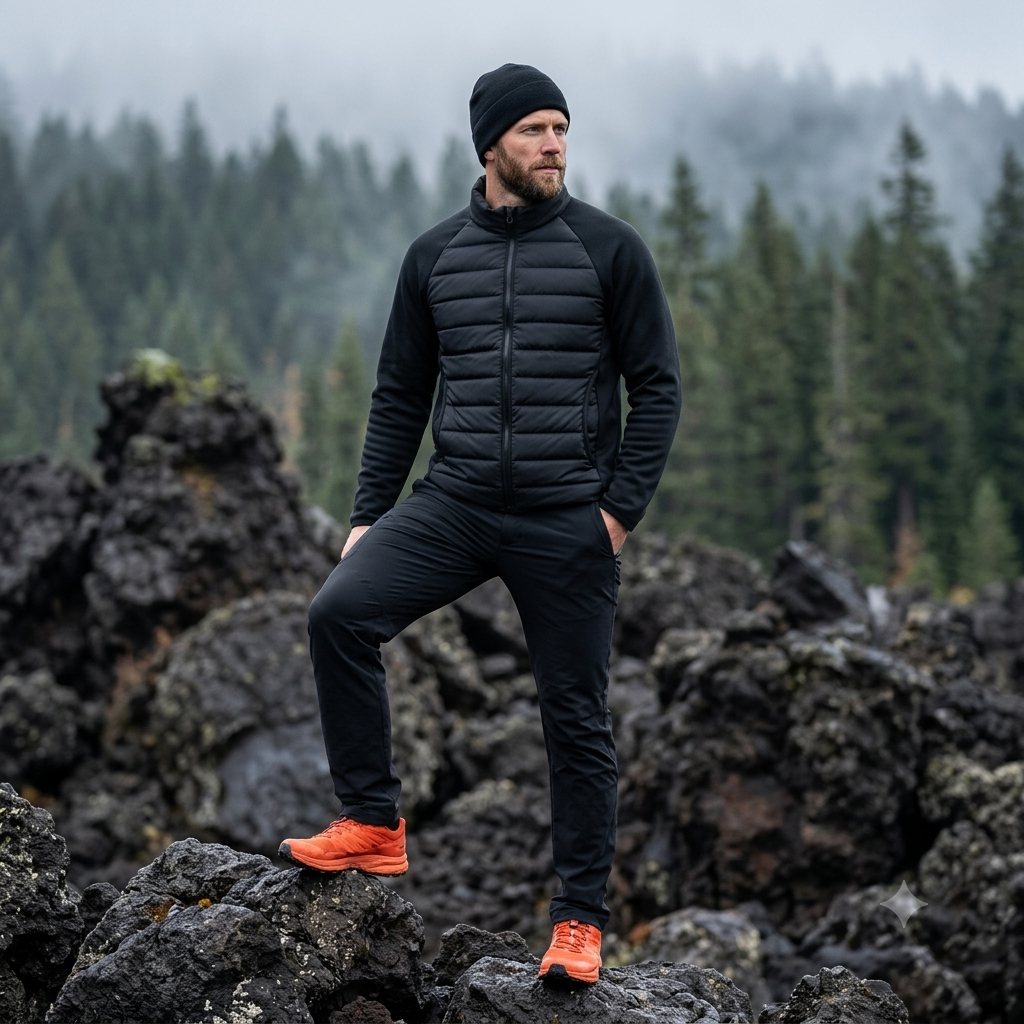 Lightweight Outdoor Couples Down Jacket for Fall/Winter